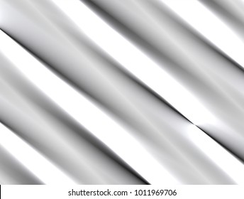 vector Illustration graphic background,abstract white gray geometry texture,grey gradient bright shiny reflex elegance curly stripe surface simple new plastic 3d fabric,stainless,linoleum minimal wall