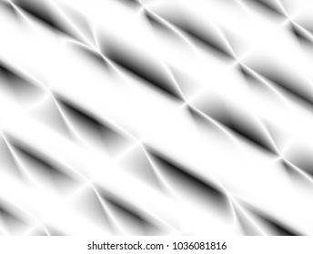 vector Illustration graphic background,abstract white gray geometric texture,grey gradient bright shiny reflect light elegance curly origami stripe wrinkle surface simple effect fabric 3d plastic,foil