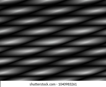 vector Illustration graphic background,abstract white gray geometric texture,dark grey gradient shiny reflex light elegance curly warp spiral weaving line of metal,steel,lead,aluminum 3d simple effect