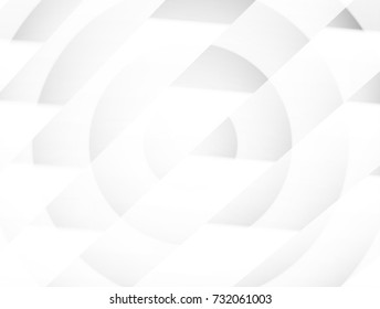vector Illustration and graphic background,abstract white and gray geometric texture,soft gray gradient tracery circle around with zigzag traverse oblique line on paper or metal,quirk level 3d surface