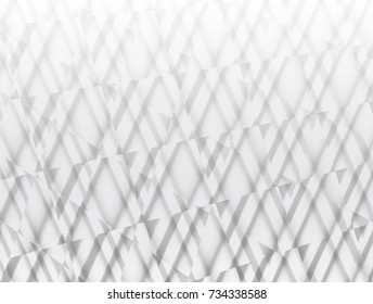 vector Illustration and graphic background,abstract white and gray geometric texture,soft gray gradient traverse tracery of new tile or fabric or paper or plastic,surface look like convex and groove