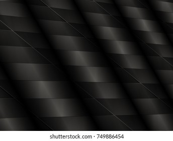 vector Illustration graphic background,abstract white and grey geometric texture,grey and black gradient oblique line shiny curly convex surface overlap metal,plastic,fabric,aluminum,ribbon background