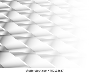 vector Illustration graphic background,abstract white and grey geometric texture,clean soft grey gradient bright groove deep overlap convex curly surface metal,plastic 3d ornate tracery perspective