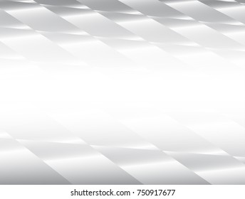 vector Illustration graphic background,abstract white and grey geometric texture,clean soft grey gradient bright curly convex shiny winding reflection surface metal 3d ribbon line or paper new plastic