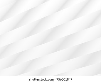 vector Illustration graphic background,abstract white and grey geometric texture,clean soft grey gradient bright spiral convex serrated shiny winding surface metal 3d ribbon line ,new paper,plastic