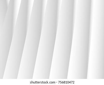 vector Illustration graphic background,abstract white and grey geometric texture,grey gradient bright spiral convex origami overlap ridge shiny winding surface easy metal 3d ribbon,new paper,plastic