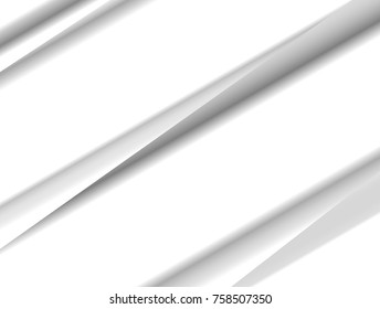 vector Illustration graphic background,abstract white and grey geometric texture,soft grey gradient bright convex origami overlap shiny groove surface metal 3d space new simple stainless,plastic,paper