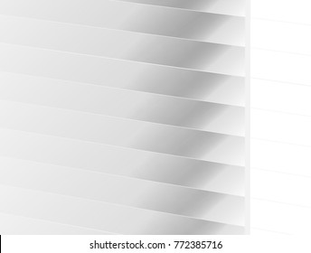 vector Illustration graphic background,abstract white and grey geometry texture,clean soft grey gradient shadow groove shiny convex bright ridge louver surface wall exterior buildings space background