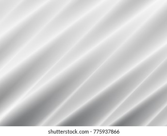 vector Illustration and graphic background,abstract white and gray geometric texture,grey gradient bright convex shiny reflect surface metal 3d elegance new glow stripe motion creased fabric,plastic 