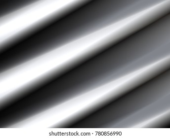 vector Illustration graphic background,abstract white gray geometry texture,grey gradient bright curly convex shiny reflection elegance surface metal 3d plastic,new aluminum glow steel background wall