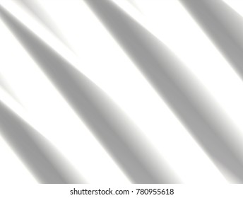 vector Illustration graphic background,abstract white gray geometry texture,grey gradient bright curly convex shiny reflection elegance twist ridge surface metal 3d glow stripe plastic,new glass wall