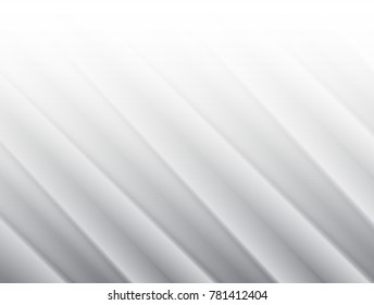 vector Illustration graphic background,abstract white gray geometry texture,soft grey gradient serrated surface 3d blur simple line tracery plastic,aluminum,paper background artwork pleated curtain