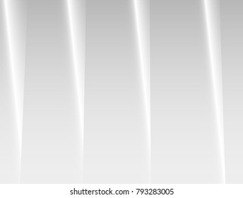 vector Illustration graphic background,abstract white gray geometry texture,soft grey gradient bright shiny reflection elegant origami overlap quirk simple curly surface metal 3d plastic,zinc artwork