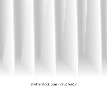 vector Illustration graphic background,abstract white gray geometry texture,soft grey gradient bright shiny reflection elegant origami overlap quirk simple curly surface metal 3d plastic,zinc artwork