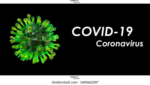 vector illustration graphic design covid ,corona virus for background.