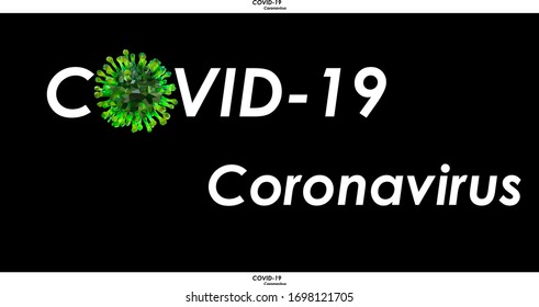 ilustración vectorial diseño gráfico covid ,corona virus para fondo.