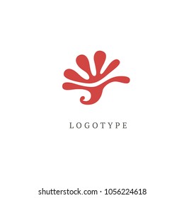 Vector illustration, Graphic Design Editable Design. Floral logo. Flower wedding icon. Luxury spring and summer, emblem.  Cosmetics, Spa, Beauty salon Decoration Boutique vector logo