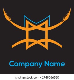 Vector Illustration, Graphic Design Editable For Your Design-  Abstract Modern Template, flat, design, handshake, icon, logo, symbol, design, template Creative Icons For Corporate Logo.