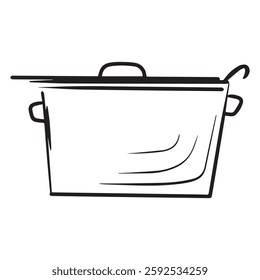 vector illustration graphic design pot ,art,tattoo sketch,use in print