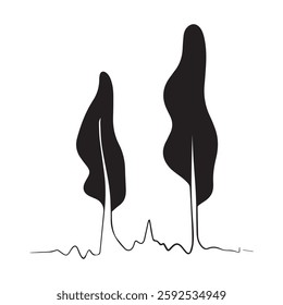 vector illustration graphic design tree ,art,tattoo sketch,use in print