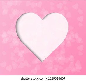vector illustration graphic design  valentine's day  postcard,paper art for background.