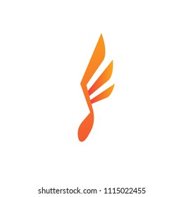 Vector illustration, Graphic Design web logotype. Abstract music logo icon vector design. Sound recording studio, night party. School of Music, disco, vocal course, composer, singer vector logo.