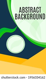 Ilustración vectorial gráfica de formas abstractas editables en color de combinación verde y amarillo.
Perfecto para fondo, evento de portada, volante, plantilla, afiche, banner, etc.