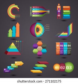 Vector illustration of a graphic information