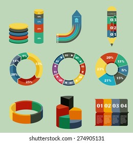 Vector illustration of a graphic information