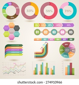Vector illustration of a graphic information
