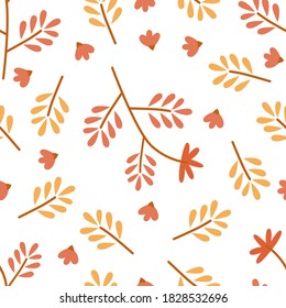 Vector illustration graphic of leaf isolated on white background. Leaves pattern texture