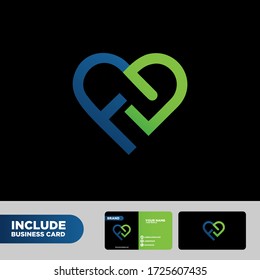 Vector illustration graphic of letter FE initial logo with business card design fit for your brand logo.