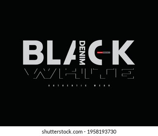 Vector illustration of graphic letters, BLACK WHITE, creative clothing, perfect for the design of t-shirts, shirts, hoodies, prints, etc.