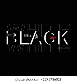 Vector illustration of graphic letters, black white, for t-shirts, shirts, hoodies, prints and other uses