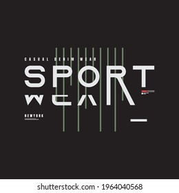 Vector illustration of graphic letters, sport wear, creative clothing, perfect for t-shirt designs, shirts, hoodies, etc.