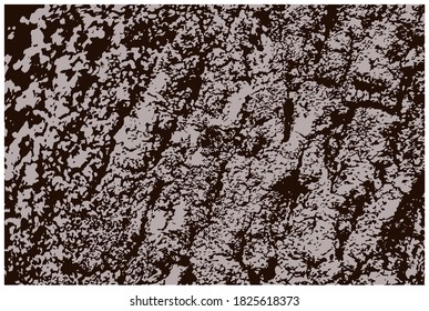 Vector illustration. A graphic representation of the bark of a tree.