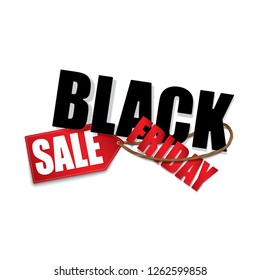Vector and Illustration graphic style,Black Friday sale.
