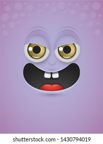 Vector and illustration graphic style,cute Monster.
