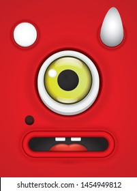 Vector and illustration graphic style,cute Monster.
