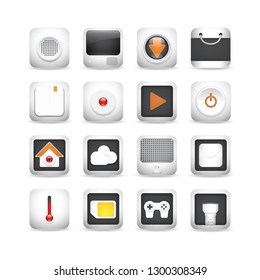 Vector and Illustration graphic  style,design icon set.
