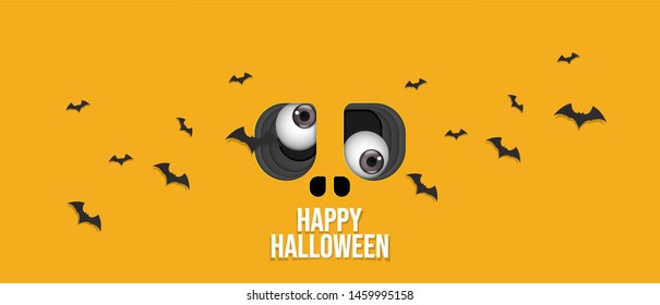 Vector and illustration of graphic style,Happy Halloween background.