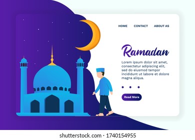 vector illustration graphic ui/ux eid mubarak design