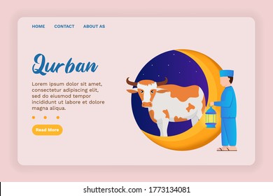 Vector illustration graphic of Ui/Ux Qurban. Camel vector. Perfect for UI/UX Design