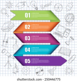 Vector illustration of a graphics information