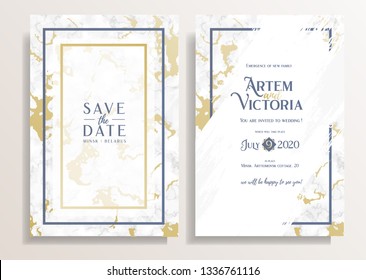 vector illustration. Graphics template for wedding invitation or flyers. Vector example save the date layout of the card. Paper A4. elegant creative design