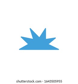 Vector illustration, grass icon template.