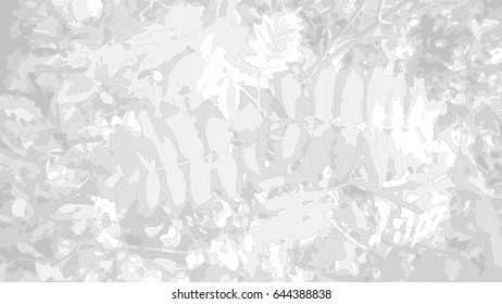 Vector illustration Gray abstract leaf background