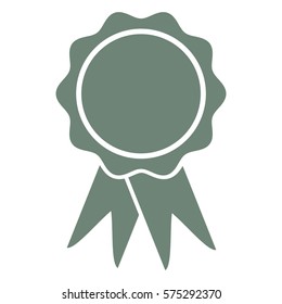 Vektorgrafik des Gray-Badge-Symbols
