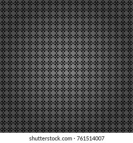 Vector illustration. Gray, black and white abstract background painted geometry shine and layer element seamless pattern.