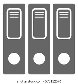 Ilustración vectorial del icono de archivo gris
